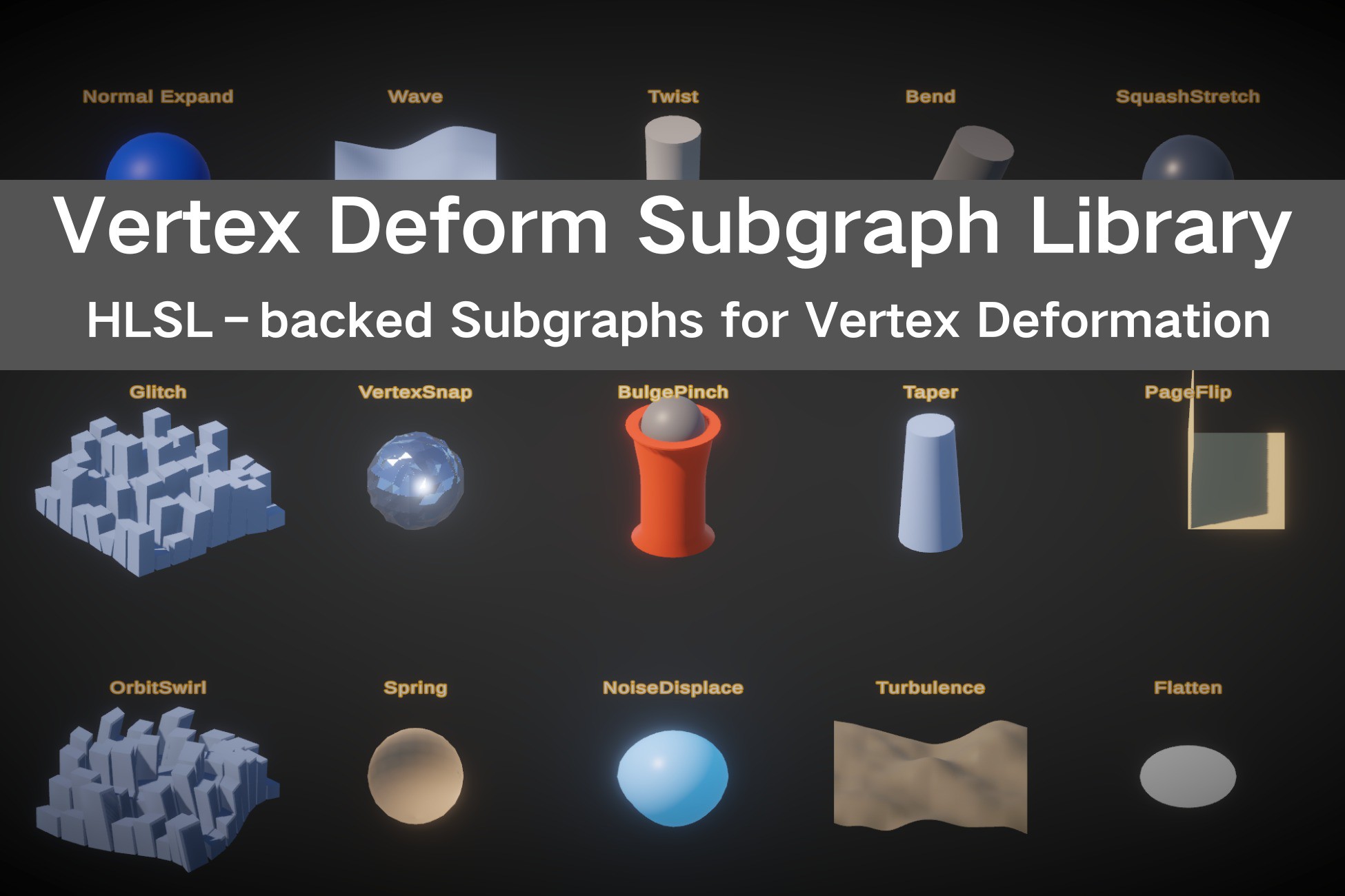 Vertex Deform Subgraph Library